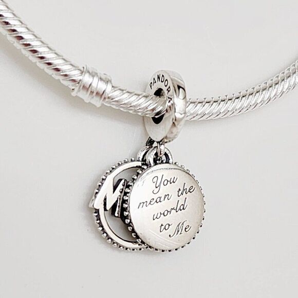 Pandora Glitter Globe Mom Dangle Charm - Picture 5 of 6